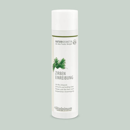 Zirben Einreibung Unterweger – Naturkosmetik bei Muskelverspannung & körperlicher Belastung