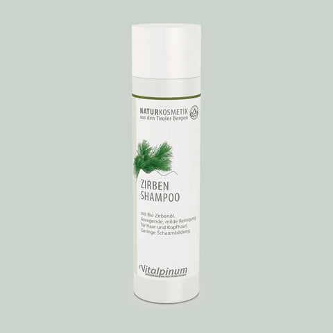Zirben Shampoo mit Bio Zirbenöl – mildes & pflegendes Shampoo für Haare | Unterweger 235ml