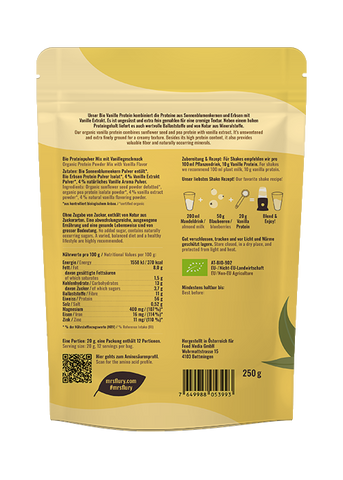 Bio Vanille Protein vegan 250 g