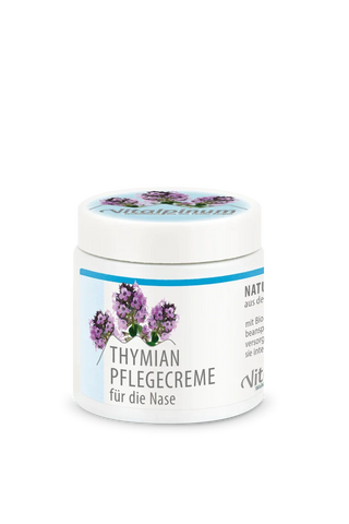 Crème hydratante à base de thym Unterweger – cosmétique naturelle à l’huile de thym pour aider en cas de rhume