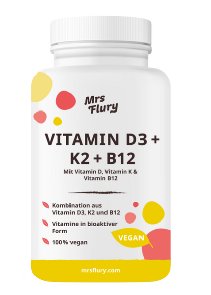 Vitamin D3 + K2 + B12 Kapseln