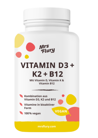 Vitamin D3 + K2 + B12 Kapseln