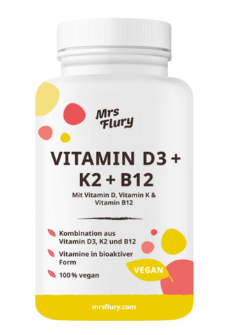 Vitamin D3 + K2 + B12 Kapseln