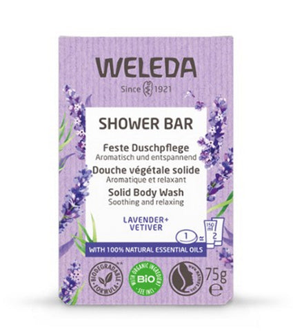 WELEDA Solid Shower Care Lavender & Vetiver