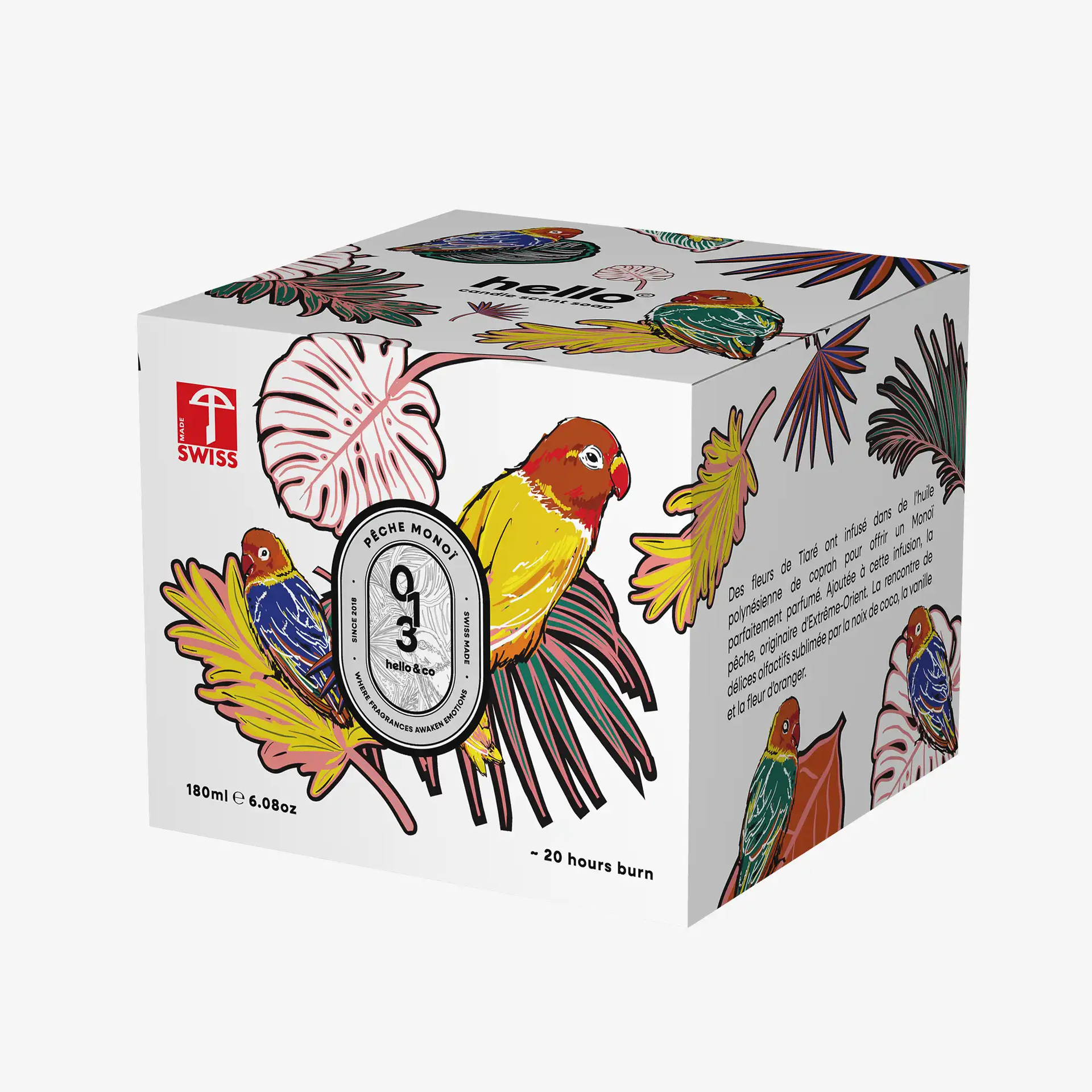 Pêche Monoï - Bougie Parfumée