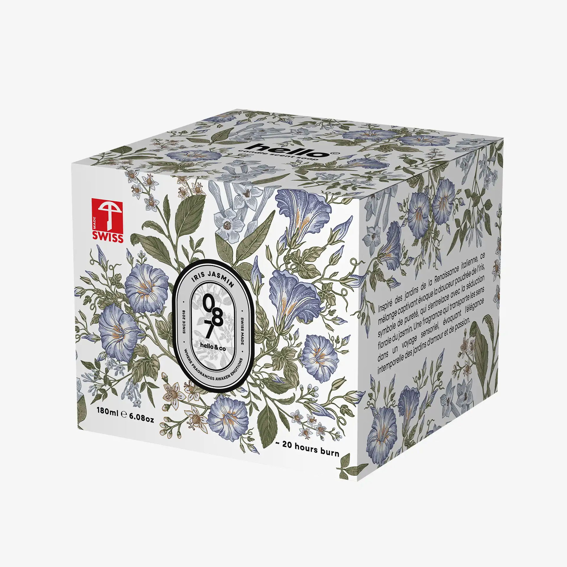 Iris Jasmin - Bougie Parfumée