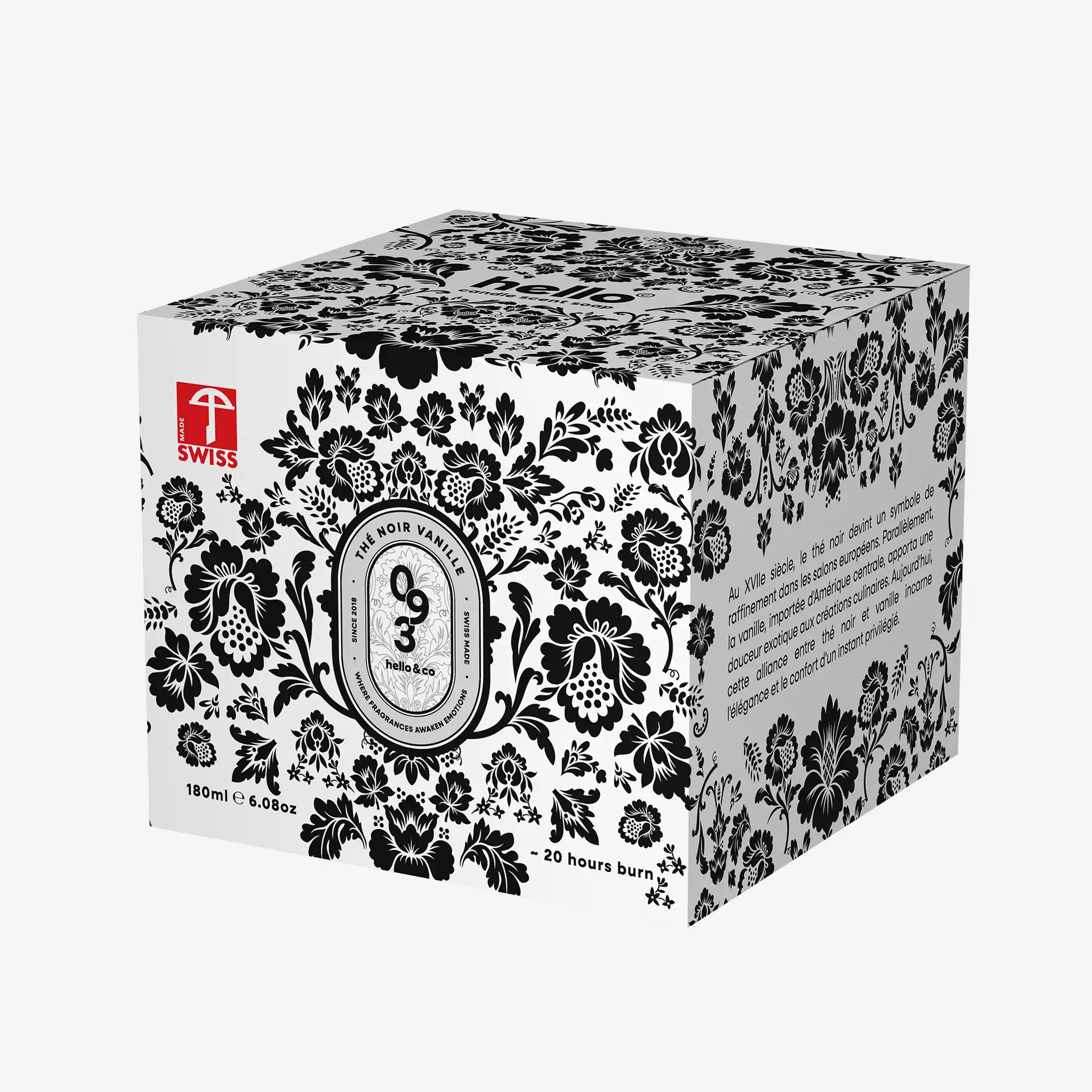 Thé Noir Vanille - Bougie Parfumée