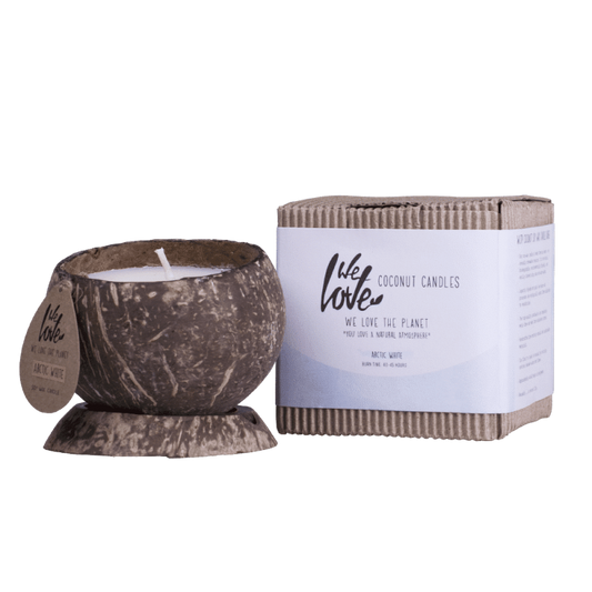 WLTP Soy Wax Candle in Coconut Shell Arctic White