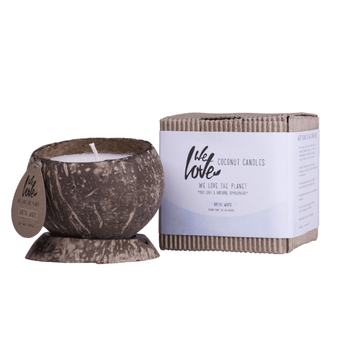 WLTP Soy Wax Candle in Coconut Shell Arctic White