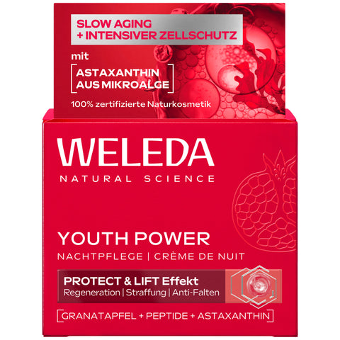 WELEDA Youth Power Nachtpflege Granatapfel