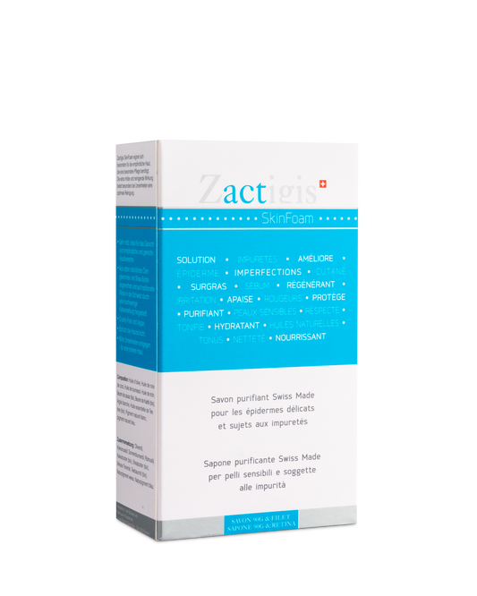 Zactigis SkinFoam — Pain de savon doux peaux mixtes