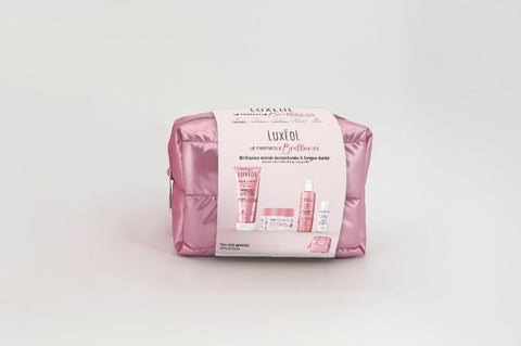 Luxéol Shine Routine (Viaggio) Set Shampoo, Maschera, Trattamento, Olio