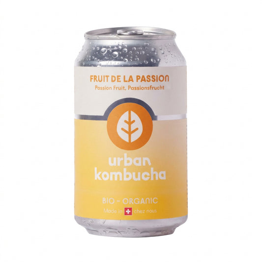 Bio Urban Kombucha Passion Fruit — Boîte de 330 ml