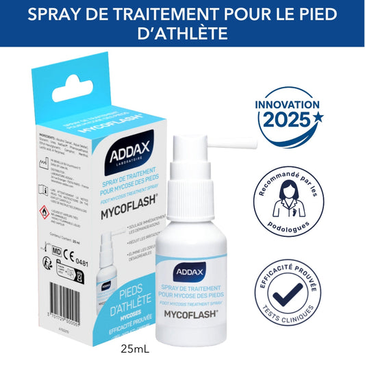 Aérosol de traitement - Pied d'athlète
Dispositif médical de classe IIa