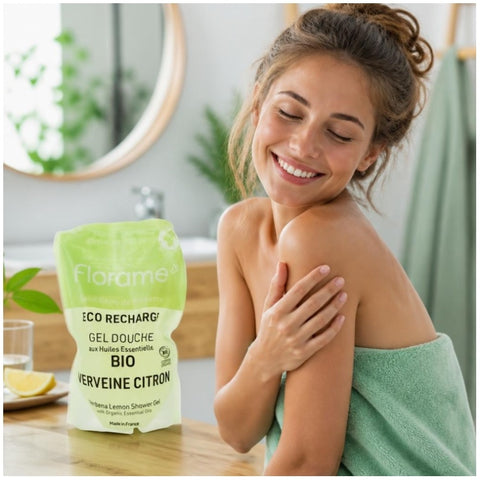 Florame Éco-Recharge Gel Douche Verveine Citronnée 700 ml