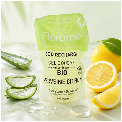 Florame Éco-Recharge Gel Douche Verveine Citronnée 700 ml