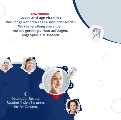 Lubex Anti-Age Vitamina C Siero Avanzato per Luminosità e Anti-Pigmentazione | 30 ml
