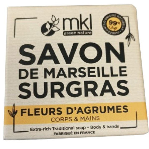 Savon Marseille Surgras Fleurs d'Agrumes