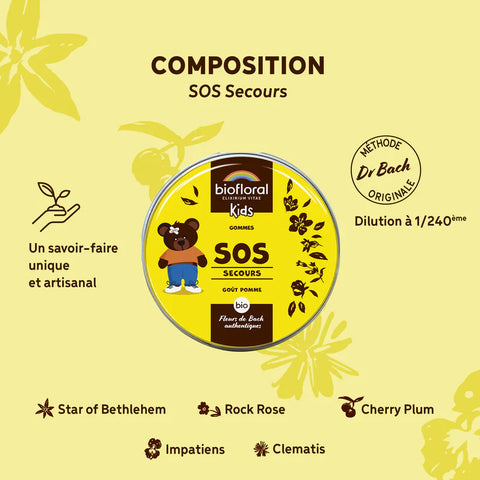 Caramelle gommose Fiori di Bach ''SOS Soccorso''
