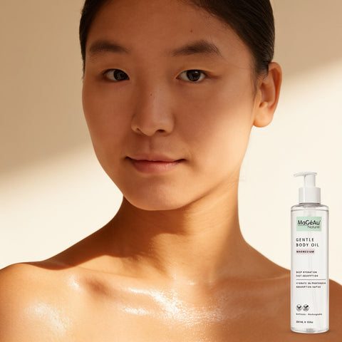 Magnesium Body Oil for Dry Skin, Stretch Marks & Skin Recovery