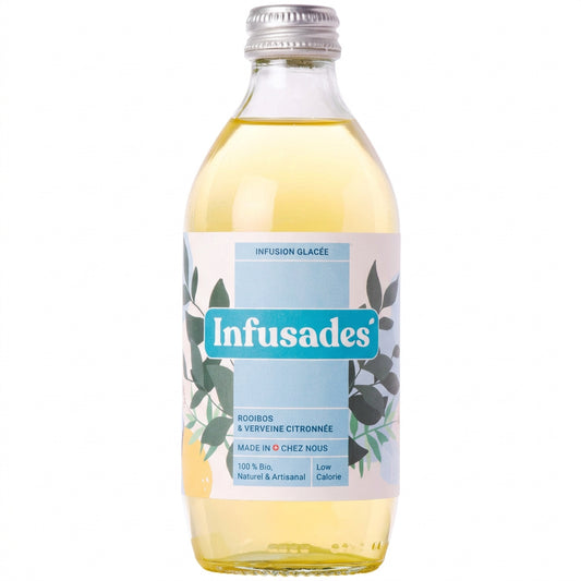 Bio « Infusades » Rooibos et Verveine citronnée — Bouteille en verre 330ml