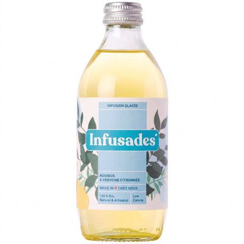 Bio "Infusades" Rooibos & Lemon Verbena — Bottiglia di vetro 330ml