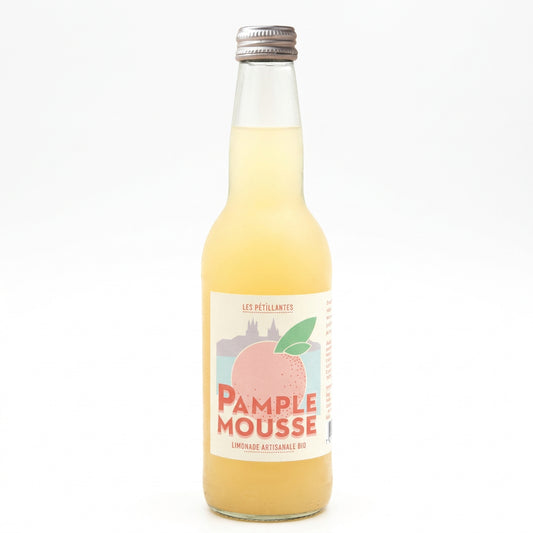 Organic Lemonade "Les Pétillantes" — Grapefruit — Glass bottle 330ml
