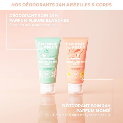 Energie Fruit 24H Care Cream Deodorant – White Flower – Sensitive Skin – 50 ml
