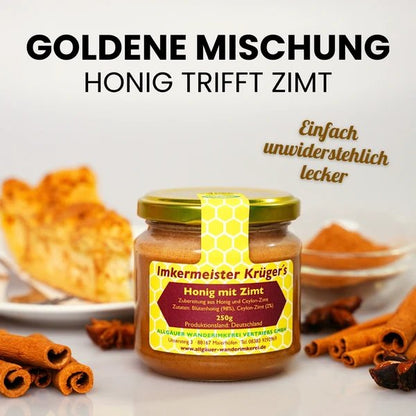 Honig mit Ceylon-Zimt 250 g