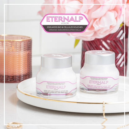 Ensemble ou Coffret Cadeau DUO Crème Anti-Âge Liftant Jour et Crème Anti-Âge Liftant Nuit Eternalp 4060m