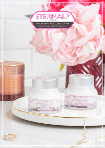 Ensemble ou Coffret Cadeau DUO Crème Anti-Âge Liftant Jour et Crème Anti-Âge Liftant Nuit Eternalp 4060m