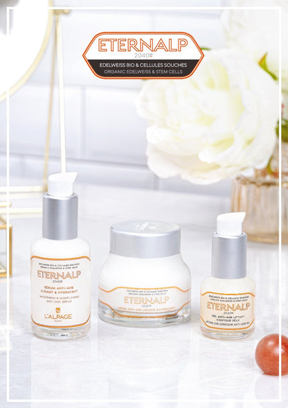 Cofanetto regalo crema anti-età + siero anti-età + gel contorno occhi anti-età ETERNALP 2040m