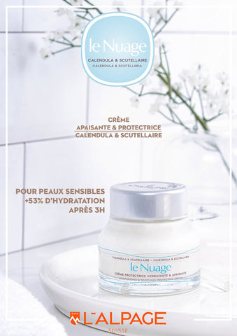 Ensemble ou Coffret Cadeau DUO Crème Apaisante + Sérum Apaisant Le Nuage