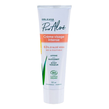 Crčme visage intense 63% aloe et équitable, Pur'Aloé, 50ml*