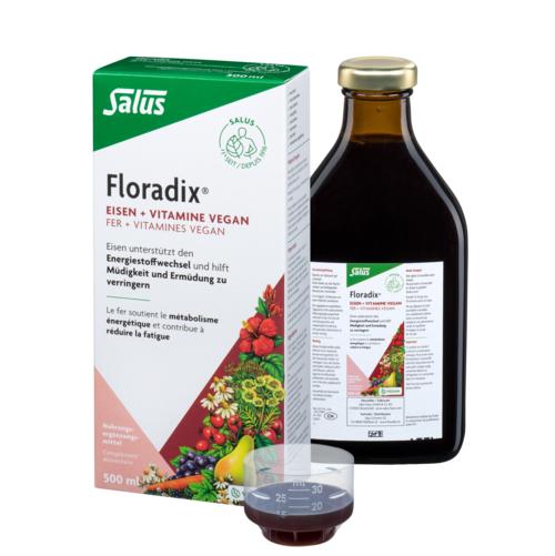 FLORADIX VEGAN Eisen + Vitamine Saft Fl 500 ml