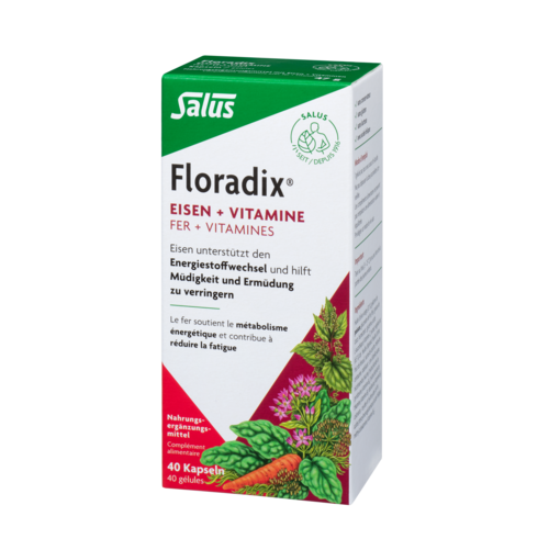 FLORADIX Vitamine + organisches Eisen Kapseln (40 Stk.)