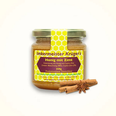 Honig mit Ceylon-Zimt 250 g