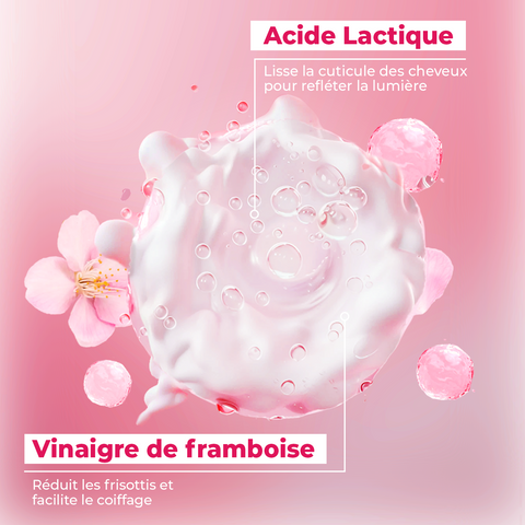 MASQUE 2 EN 1 SANS SILICONE BRILLANCE CERISE - BRILLANCE MIROIR