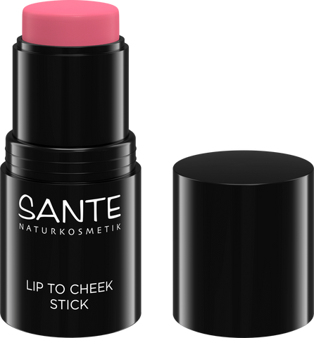 SANTE Test. Lippen- und Wangenprodukt 01 Rosé-Blush