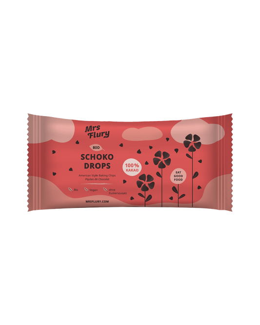 Bio Schoko Drops 100% Kakao American Style Baking Chips vegan ⚠️Produkt wird ungekühlt verschickt⚠️