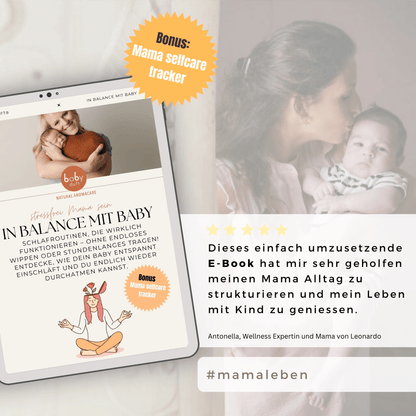 E-Book „IN BALANCE MIT BABY“ – genieße, deine Mama sein