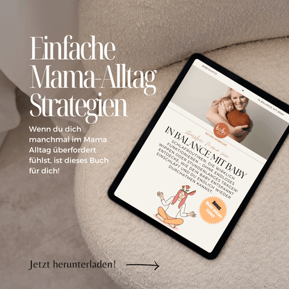 E-Book „IN BALANCE MIT BABY“ – genieße, deine Mama sein