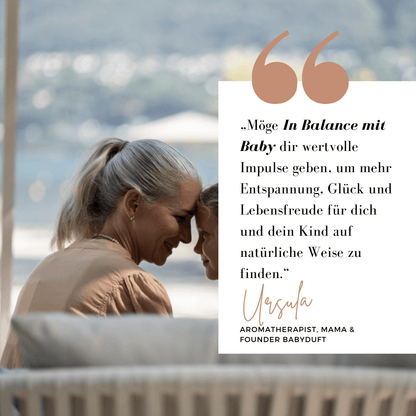 E-Book „IN BALANCE MIT BABY“ – genieße, deine Mama sein