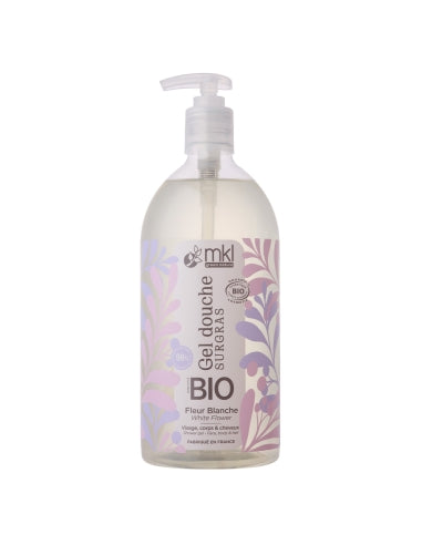 Gel douche BIO** Fleur Blanche