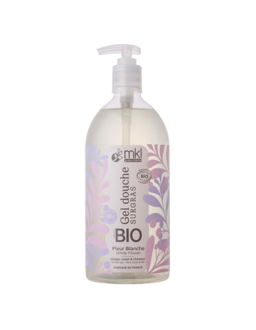Gel douche BIO** Fleur Blanche