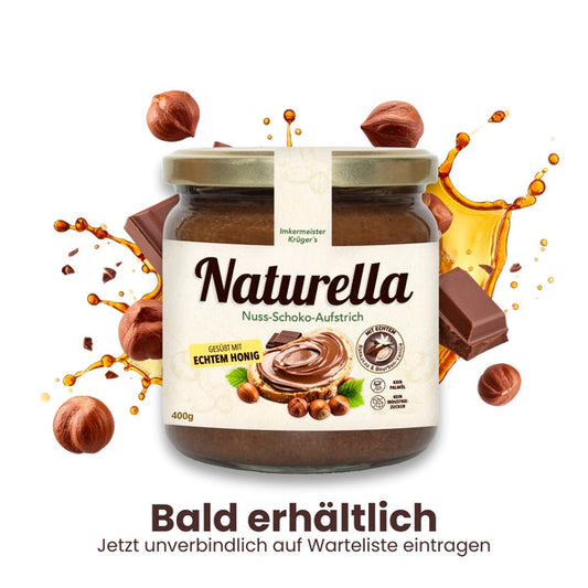Naturella 400 g, Schoko-Haselnuss-Aufstrich mit Honig