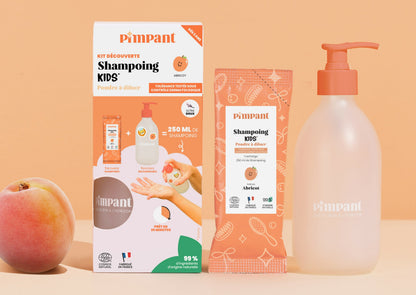 Shampoo Kinder Aprikose Pulver zum Verdünnen 30gr