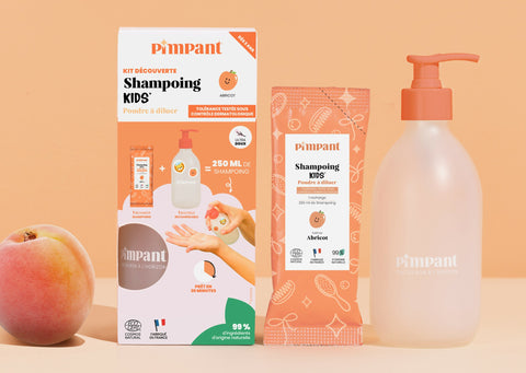 Shampoo Kinder Aprikose Pulver zum Verdünnen 30gr