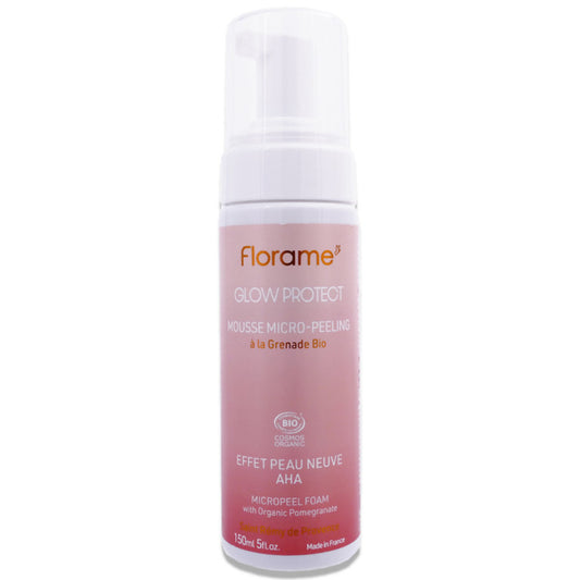 Florame Micro-Peeling Facial Foam with Fruit AHAs – Dull & Tired Skin – 150 ml