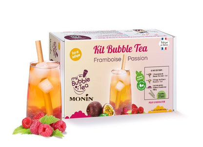Monin Passion Himbeer-Bubble Tee-Set